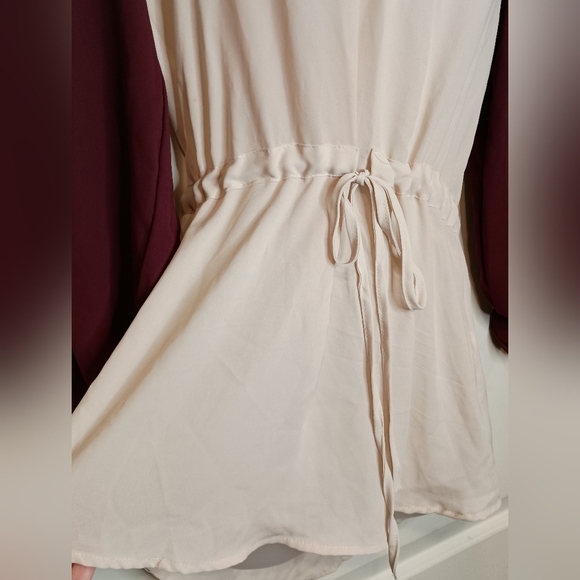 Elegant Two-Tone MY MICHELLE Dress Chic Drawstring Waist(#1,012) - Picture 5 of 8